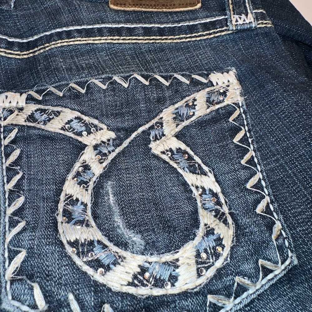 Big Star Blue Liv Boot Cut Jeans SZ 31XL - Picture 7 of 13